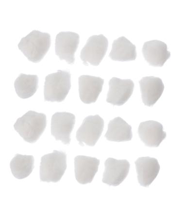 FOMIYES 12 Absorbent Balls Cosmetic Balls Natural Balls Face Balls Round Disinfection Balls Ball Ordinary White Organic