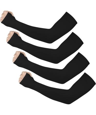 Ouligay 4 Pairs Armchair Compression Arm Sleeves - UV Protection & Cool Arm Warmers for Men & Women | Perfect for Basketball Volleyball Golf & Running - UPPF 50 - Buy Online on SooperMarket.com