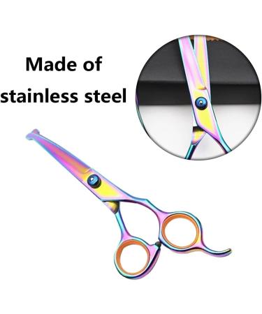 Dog Grooming Scissors Stainless Steel Pet Curved Shears Cutting Trimming Scissors with Round Tip for Grooming Dogs Cats - Buy Online on SooperMarket.com