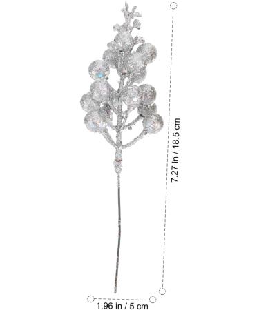 ORFOFE Wreath Decor 15pcs Simulated Fruit Skewers Xmas Fruits Stems Xmas Fruits Branch Fruits Branch Picks Fake Fruit Foam Christmas Wedding Decor - Buy Online on SooperMarket.com