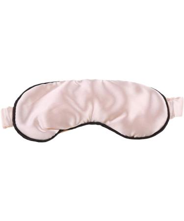 Zeiwohndc Double Sided Imitation Silk Satin Sleep Eye Mask - Women's Solid Color Anti-Aging Skin Care Blindfold with Elastic Band - Buy Online on SooperMarket.com
