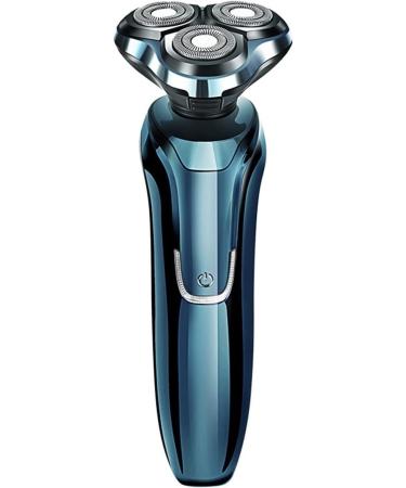 Heads Floating Shaving Hair Razor USB Rechargeable Electric Shaver & Grooming Kit Dry Wet Waterproof Cordless Rotary Shavers with Charging Indicator for Bathroom Travel