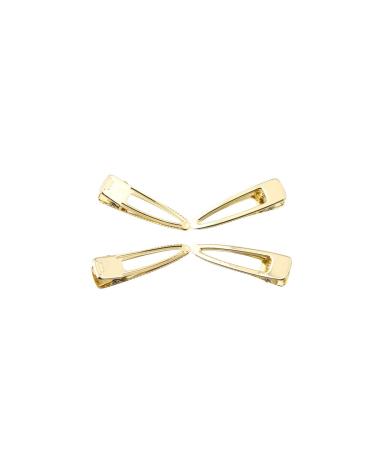 ALLinONE Tear Drop Shape Hair Clips Metal Alligator Clips for DIY Craft (Gold 20pcs)