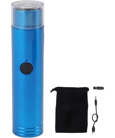 Mini Beard Clipper - Portable USB Rechargeable Electric Cutter for Travel | Multifunctional Head Grooming Tool (Blue - Buy Online on SooperMarket.com