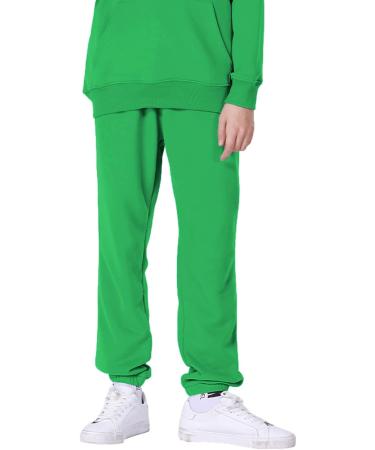 Amropi Boy's Hooded Tracksuit Set | 2-Piece Sweatshirt & Jogging Pants | Ages 3-12 | Green - Size 9-10 Years - Buy Online on SooperMarket.com