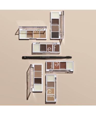 e.l.f. Bite-Size Brow Mini Quad - Ultra-Pigmented Brow Kit in Neutral Brown 0.14 Oz - Buy Online on SooperMarket.com