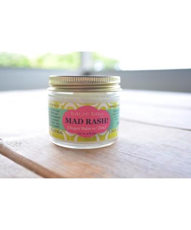 BALM! Baby MAD Rash Zinc Diaper Rash Balm & Skin Aid - 2 oz Glass Jar - Buy Online on SooperMarket.com