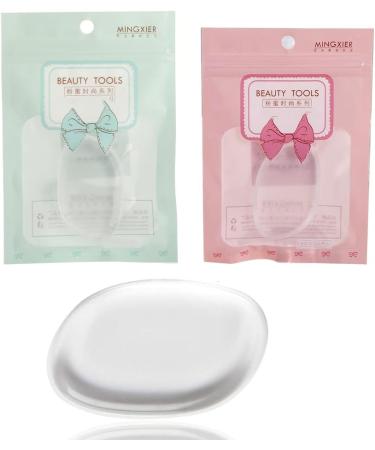 Makeup Sponge Silicone Makeup Puff Leaf Shape Beauty Sponge Blender Silicone Clear Gel Makeup Puff for Refined Cream Random Color - Buy Online on SooperMarket.com
