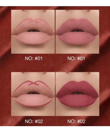 12-Piece Nude Liquid Lipstick & Lipliner Set - Long Lasting, Waterproof, Matte Finish - 24-Hour Stay, Non-Fading - Makeup Gift for Women (Set B) - Buy Online on SooperMarket.com