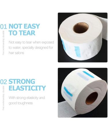 FOMIYES 10 Rolls Scarf Neck Paper Disposable Flexible Neck Strips Salon Neck Band Neck Protection Papers Collar Paper for Hair Cutting Neck Tape Stretchy White Elastic Roll Paper - Buy Online on SooperMarket.com