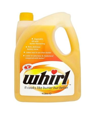 Whirl Vegetable Oil Butter Flavour 1X4LTR