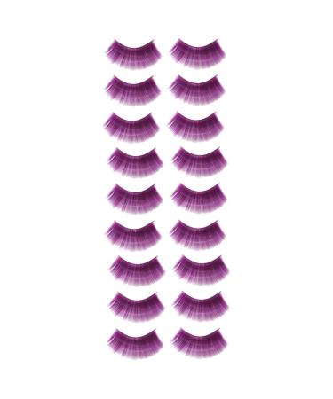 NOLITOY 9 Pairs Lengthening Mascara Black Performance Eyelashes False Clothing Upper Eyelashes 3d Charming