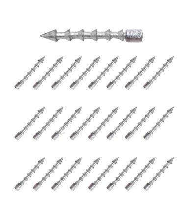 Reaction Tackle Lead Nail Weights for Plastic Worms Wacky Rig Neko Rig and Bass Fishing - 25-Pack B: 25-PACK (1/16oz)