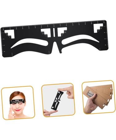 eyebrow design eyebrow card eyebrow measuring tool Eyebrow Positioning Ruler Metal eyebrow shape - Buy Online on SooperMarket.com