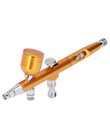 Airbrush Kit with Portable G1/8 DIY Paint Spray for Makeup Nail Art Tattoo Lightweight and Easy to Carry (AR180 gold)