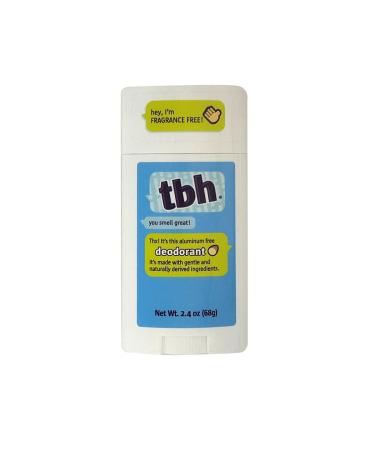 TBH Kids Deodorant - Unscented Deodorant for Kids - Made w/ Natural Ingredients in the USA - Aluminum Free Deodorant - Kids Deodorant Girls and Boys 2 Ounce (Pack of 1)