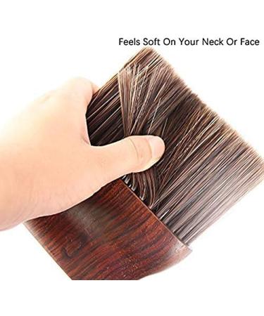 Desikixudy Barber Neck Duster Brush for Hair Cutting Soft Neck Cleaning Brush Professional Salon Barber Tool Red-Brown 2 - Buy Online on SooperMarket.com