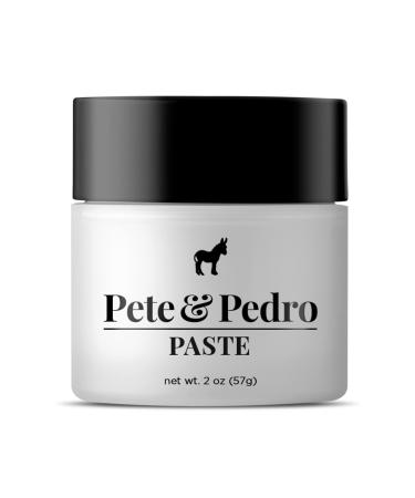 Pete & Pedro HAIR PASTE – Men’s Hair Paste with Medium Hold & Medium Shine | Semi Matte Finish Texturizing Styling Cream For Men Great For Medium & Longer Hair | As Seen on Shark Tank 2 oz.