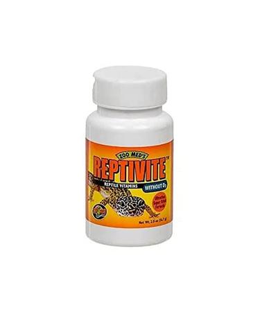 Zoo Med Reptivite without D3 56.7g without Vitamin D3 56.7 g (Pack of 1)