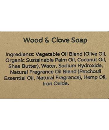 YANKEETRADERS All Natural Vegan Handmade Wood and Clove Soap - Set of 2 Bars | Eco-Friendly Skincare - Buy Online on SooperMarket.com