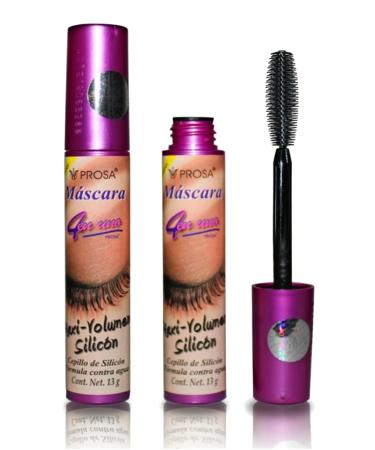 PROSA Eyelash Mascara Silicon Maxi-Volumen 4 en 1 - Ultimate Volume and Definition - Buy Online on SooperMarket.com