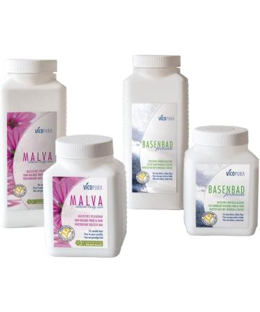 VICOPURA Base Bath Premium Alkaline Bath Salt - 2400g Refill for Cellulite Fasting Sports Recovery & Skin Deacidification - Buy Online on SooperMarket.com