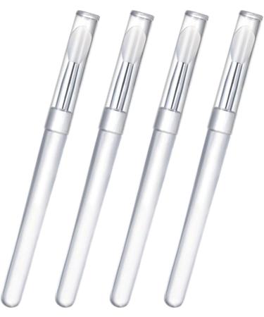 Silicone Lip Brushes - Portable Lipstick Applicator Wands & Mini Scrub Brush Set (4PCS) for Perfect Lip Gloss Application - Buy Online on SooperMarket.com