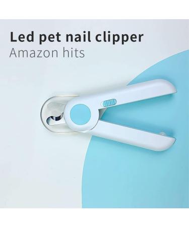 EPROICKS LED Pet Nail Clippers for Small Medium Dogs, Cats, Rabbits, and Guinea Pigs - Anti-Bloodline Cutting Grooming Tool (Blue) - Buy Online on SooperMarket.com