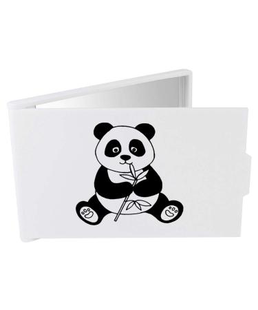 Azeeda 'Panda Eating' Compact/Travel/Pocket Makeup Mirror (CM00001540)