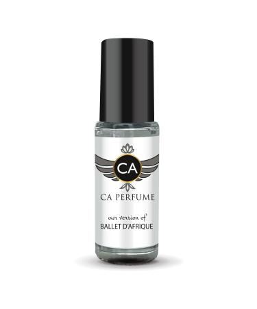 CA Perfume Impression of Ballet D'afrique For Women & Men Replica Fragrance Body Oil Dupes Alcohol-Free Essential Aromatherapy Sample Travel Size Concentrated Long Lasting Roll-On 0.14 Fl Oz/4ml-X1
