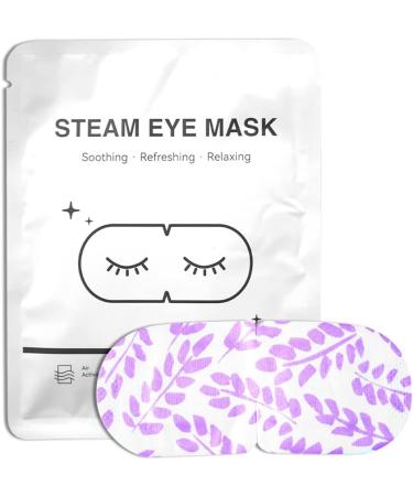 Lavender Heated Eye Mask - 20-Pack for Dark Circles & Dry Eyes | Disposable & Warm Steam Eye Compress - Buy Online on SooperMarket.com