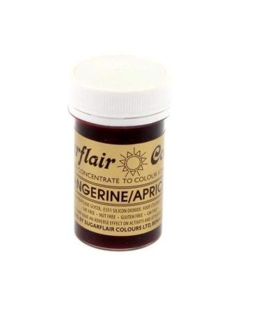 Sugarflair Tangerine Apricot Spectral Food Colouring Paste Highly Concentrated for Use with Sugar Pastes Buttercream Royal Icing or Cake Mix Vibrant Colour Dye - 25g