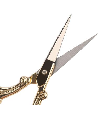 Vintage Crane Scissors Stainless Eyebrow Trim Scissors Beauty Scissors Steel Embroidery Beauty Makeup Scissors for Eyebrows Trim Mustache Beard Trimming Kit Personal Care Removal - Buy Online on SooperMarket.com