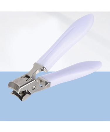 Nail Scissors Stainless Steel Stainless Steel Nail Scissors Anti-Splash Nail Clippers Adult/The Child/Man/Woman Purple