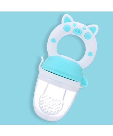 Buy Pack of 2 Baby Food Dispenser Pacifiers - Soft Silicone for Babies 4 Months+ - Blue & Green - Buy Online on SooperMarket.com