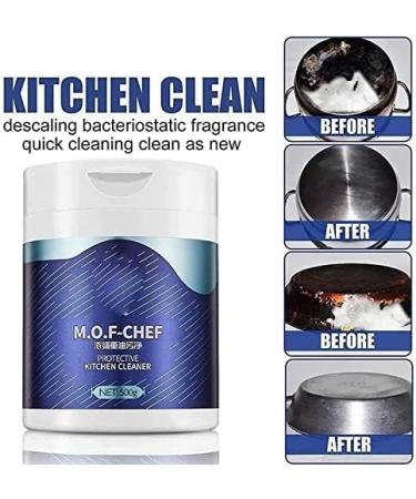 Mof Chef Cleaner Mof Powder Cleaner Mof Chef Powder Cleaner Mofchef Powder for Cleaning M.O.F Chef Kitchen Cleaner Powder Mof Cleaning Powder Mof Chef Cleaner Powder 500g (100G-1PC) - Buy Online on SooperMarket.com