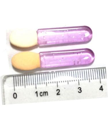 Baluue 100pcs Eyeshadow Brush Kit Beauty Sponge Women Eyeshadow Applicator Makeup Eye Sponge Violet 3.6X1.2 cm Violet - Buy Online on SooperMarket.com
