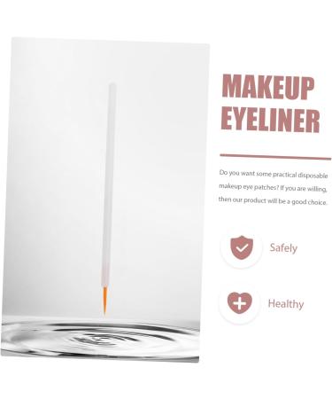 BELLIFFY 100pcs Disposable Eyeliner Brush Liquid Brush Eyeliner The Face Nylon Lip Liner Brush Girl White - Buy Online on SooperMarket.com