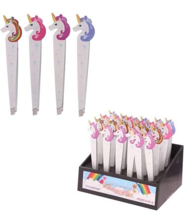 Rainbow Unicorn Metal Tweezers - Precision Eyebrow & Facial Hair Removal Tool - Buy Online on SooperMarket.com
