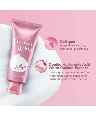 Buy 2 in a Batch - Senka Perfect Whip Collagen 120g Facial Cleanser | International Shipping Available - Buy Online on SooperMarket.com