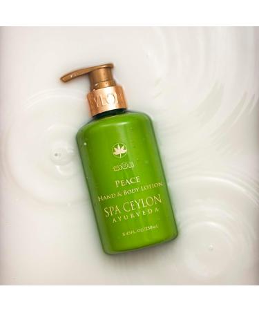 SPA CEYLON Peace Hand and Body Lotion | Calming Herbal Moisturizer with Coconut | Almond & Lemongrass | Gentle & Soothing for All Skin Types | Vegetarian & Ethical - Buy Online on SooperMarket.com