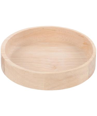 POPETPOP chick food rack pet food holder squirrel hamster food bowl Accessories tableware hamster household wooden Multifunction small cap wood small dish oak guinea pig pet accessories