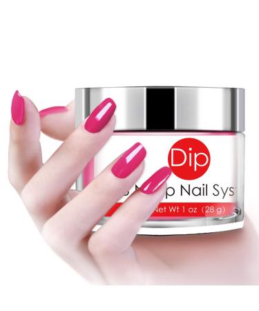 I.B.N Pink Dipping Powder (1oz) - Odor-Free, Long-Lasting French Nail Art Starter Powder - No Lamp Needed - Perfect for Manicure Salon & DIY at Home - Buy Online on SooperMarket.com