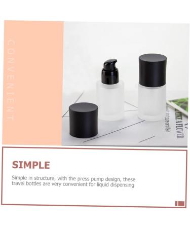 4 Pcs Liquid Foundation Press Bottle Empty Bottle Travel Filling As Shownx2pcs 8.5x3.9cmx2pcs - Buy Online on SooperMarket.com