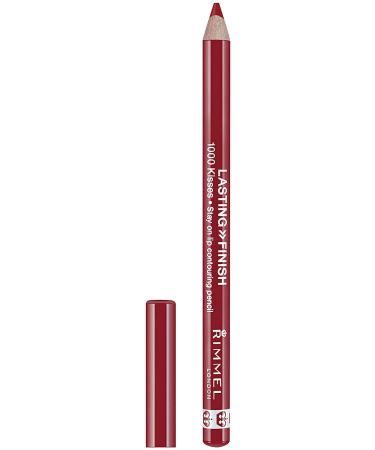 Rimmel London Lasting Finish 1000 Kisses Stay On Lip Contouring Pencil 021 Red Dynamite .04 oz (1.2 g)