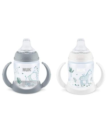 NUK Learner Cup 5oz 2-Pack Elephant/Zebra