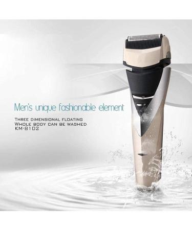 GeRRiT Electric Razor for Men - Premium Wet & Dry Cordless Shaver Rechargeable & Whole Body Washing Grooming Tool - Buy Online on SooperMarket.com