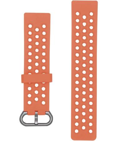 Breathable Orange Sport Bands for Fitbit Versa 2/Versa/Versa Lite - Women Men Replacement Wristbands - Buy Online on SooperMarket.com