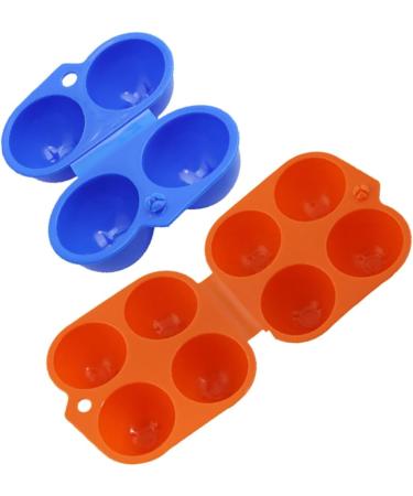 GLEAVI 6 Pcs Eggs 2 Grids Egg Case for Bbq Snap Lock Egg Holder for Fishing Barbecue Storage Box Travel As Shownx3pcs Mx3pcs - Buy Online on SooperMarket.com