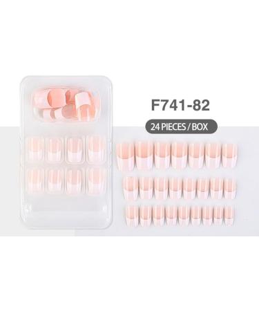 dijiusidy False Nail Perfect Matching Simple to Wear Fingernail Full Coverage Press Type Strong Viscosity Adjustable Paster Type 33 F741 Type 33 F741 - Buy Online on SooperMarket.com